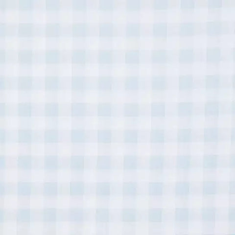 Light Blue Checkered Crib Quilted Blanket