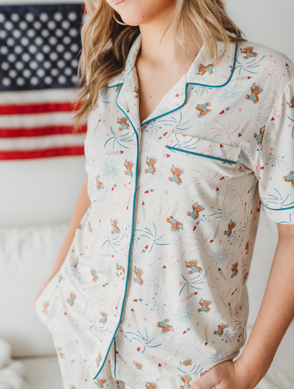 *PREORDER* Adult Liberty Bears Unisex Comfort Set in - Loungewear photo