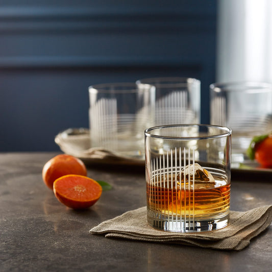 Libbey Cut Cocktails Passage Rocks Glasses, 11 ounce, Set of 4 in - Cocktails and Spirits photo