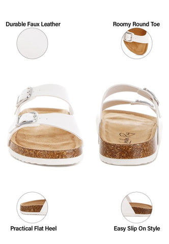 London Rag Gloriosa The Double Strap Slide Sandals in - photo