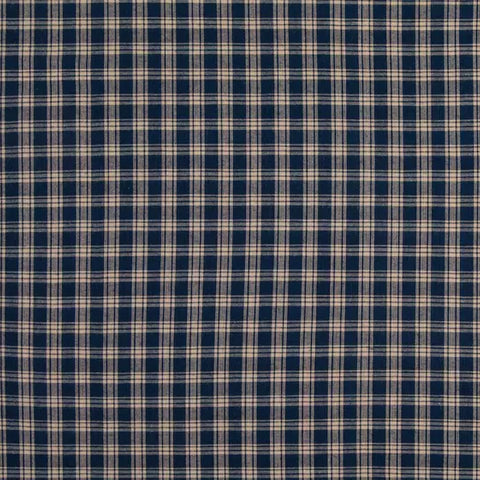 Blue Plaid Ruffle Baby Lounger Cover