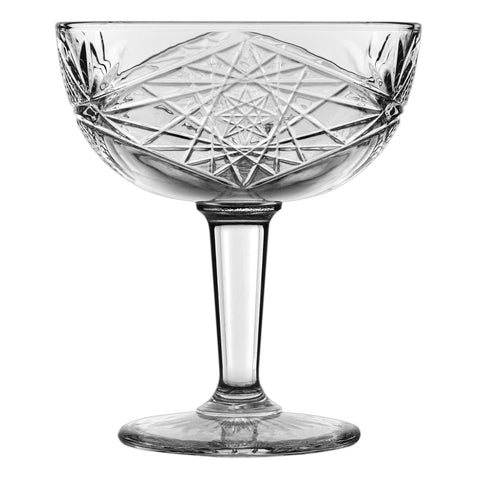 Libbey Hobstar Coupe Cocktail Beverage Drinking Glasses, 8.5 ounce, Set of 4 in - Beverageware photo