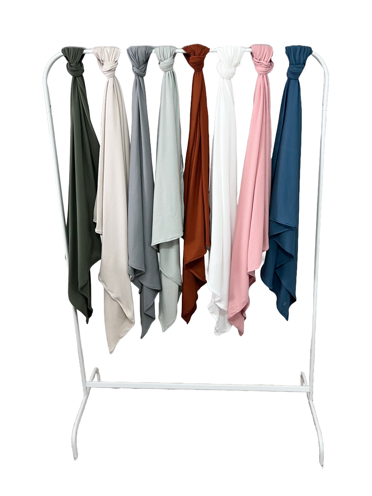 Dove Ribbed Stretch Swaddle