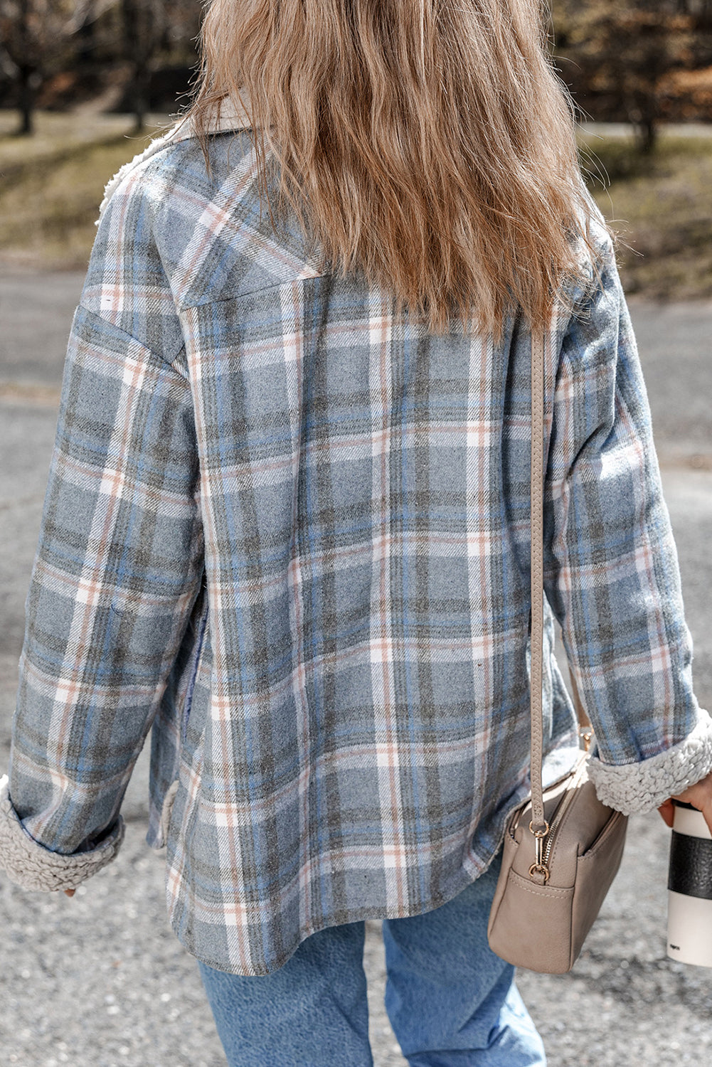Madison Cuffs Patchwork Plaid Shirt in - Plaid Shackets photo