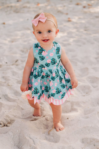 Hawaiian Scallop Tunic Set