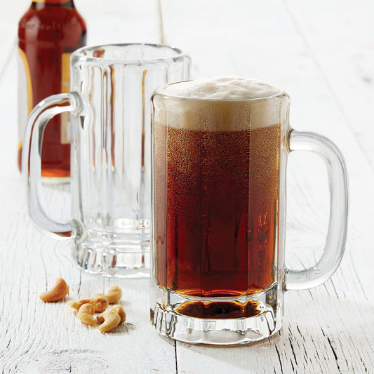Libbey Heidelberg Glass Beer Mugs, 16 ounce, Set of 4 in - Beer photo