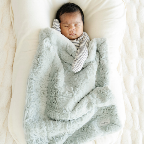 Saranoni Dream Mini Blankets in Sweet Mint - photo