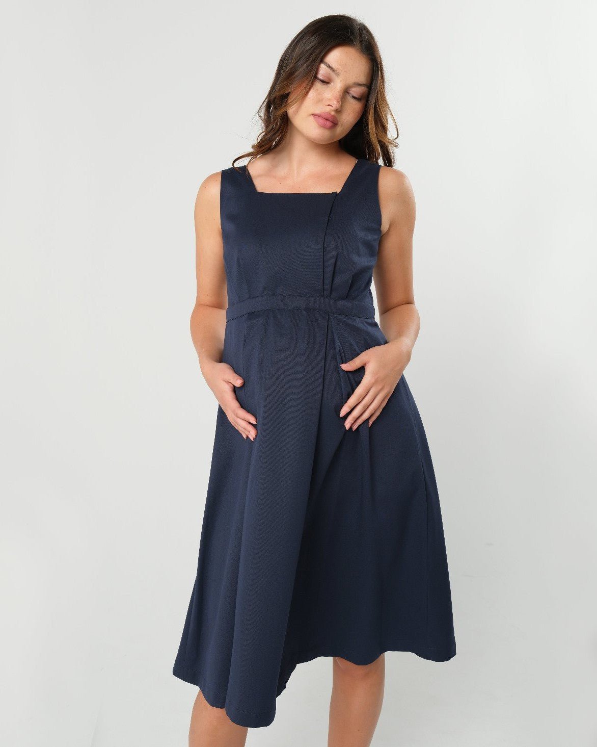 INTO THE BLUE Empire Maternity & Nursing Dress (Regular & Petite) in M Petite - Women's Maternity and Nursing Dress photo