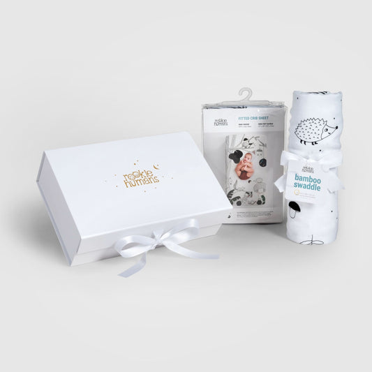 Crib Sheet & Swaddle Baby Gift Set - Woodland Dreams in - photo