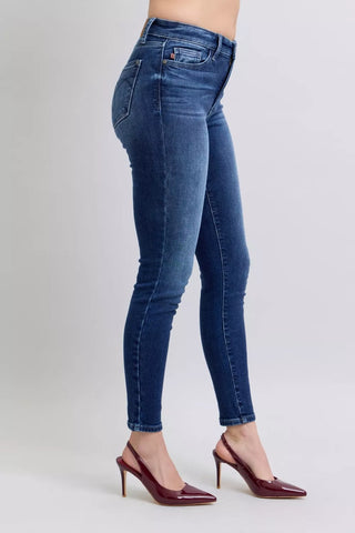 Judy Blue Full Size Washed Thermal Skinny Jeans Plus Size in - photo