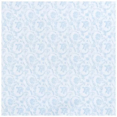 Blue Chinoiserie Ruffle Nursing Pillow Cover