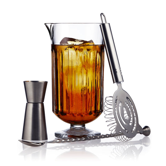 Libbey Classic Cocktail Flashback 4 Piece Bar Mixing Set in - Cocktails and Spirits photo
