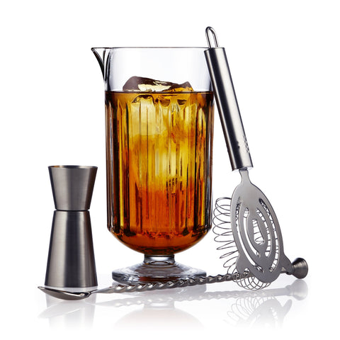 Libbey Classic Cocktail Flashback 4 Piece Bar Mixing Set in - Cocktails and Spirits photo