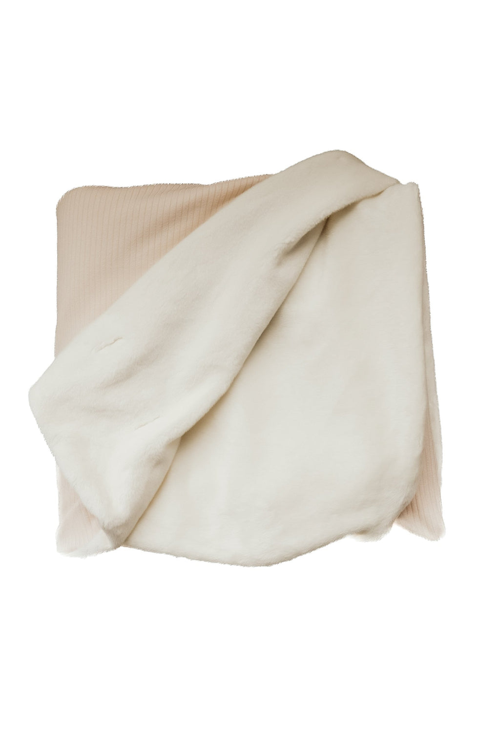 Little Mae & Co. Oat Ribbed Toddler Blanket in - photo