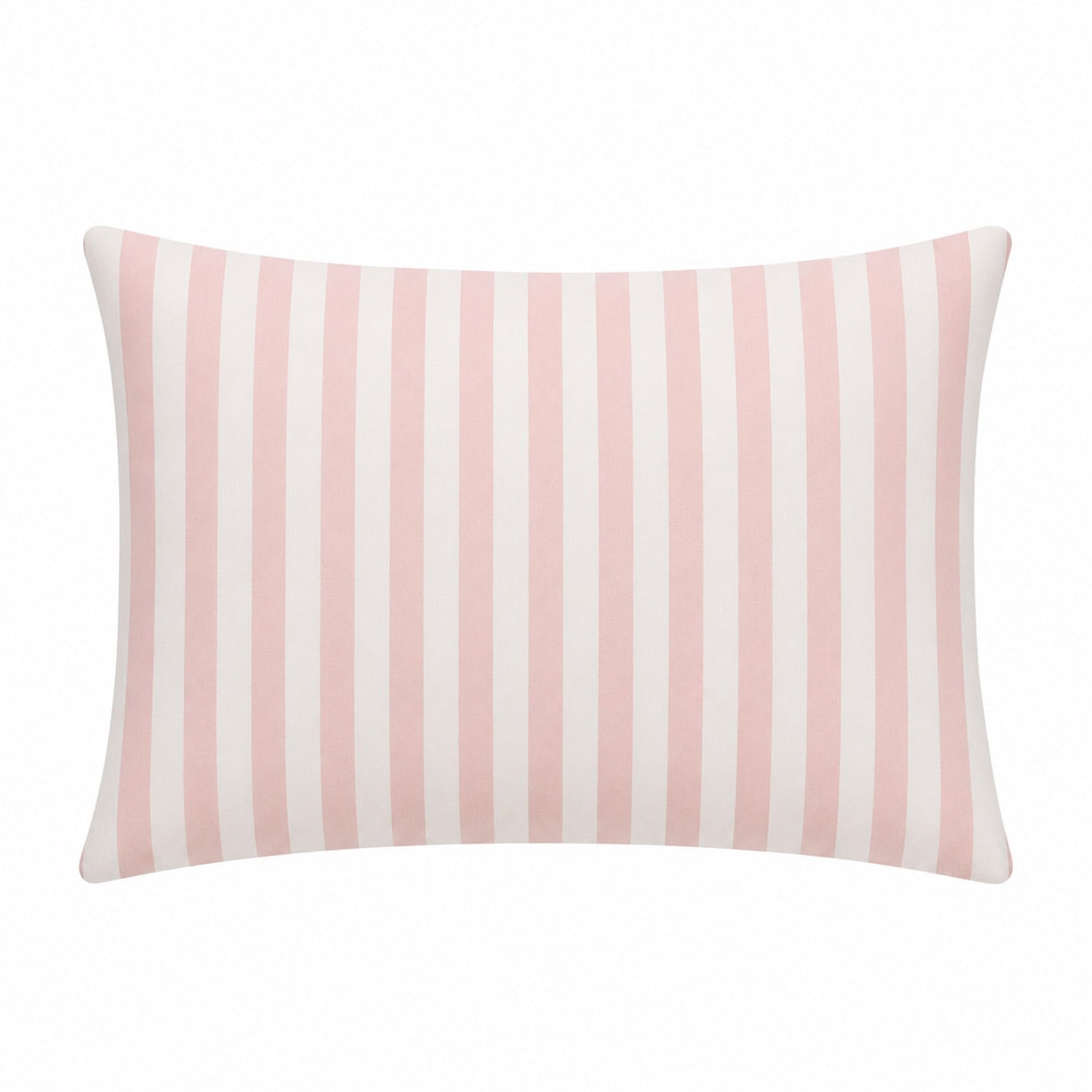 Little Mae & Co. Standard Pillow Case Cover - Pink White Stripe