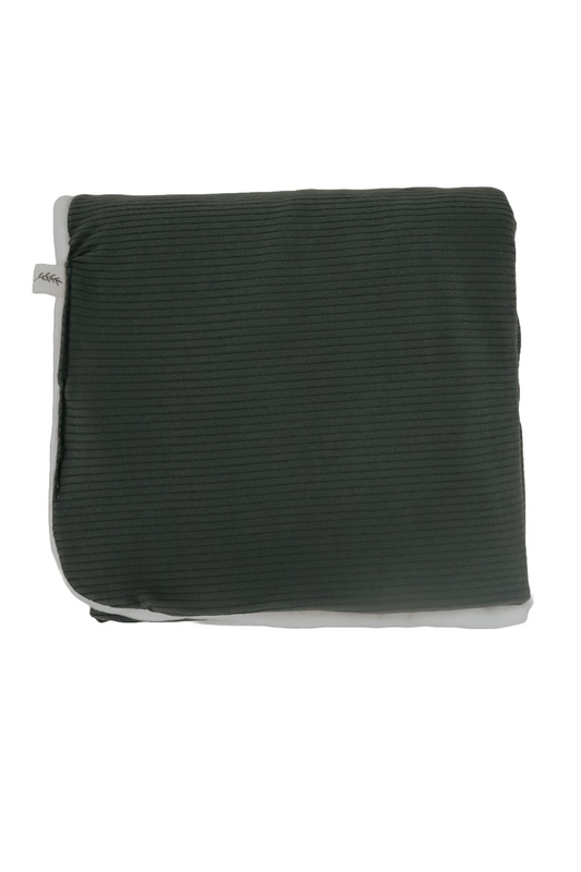 Moss Ribbed Toddler Blanket in - photo