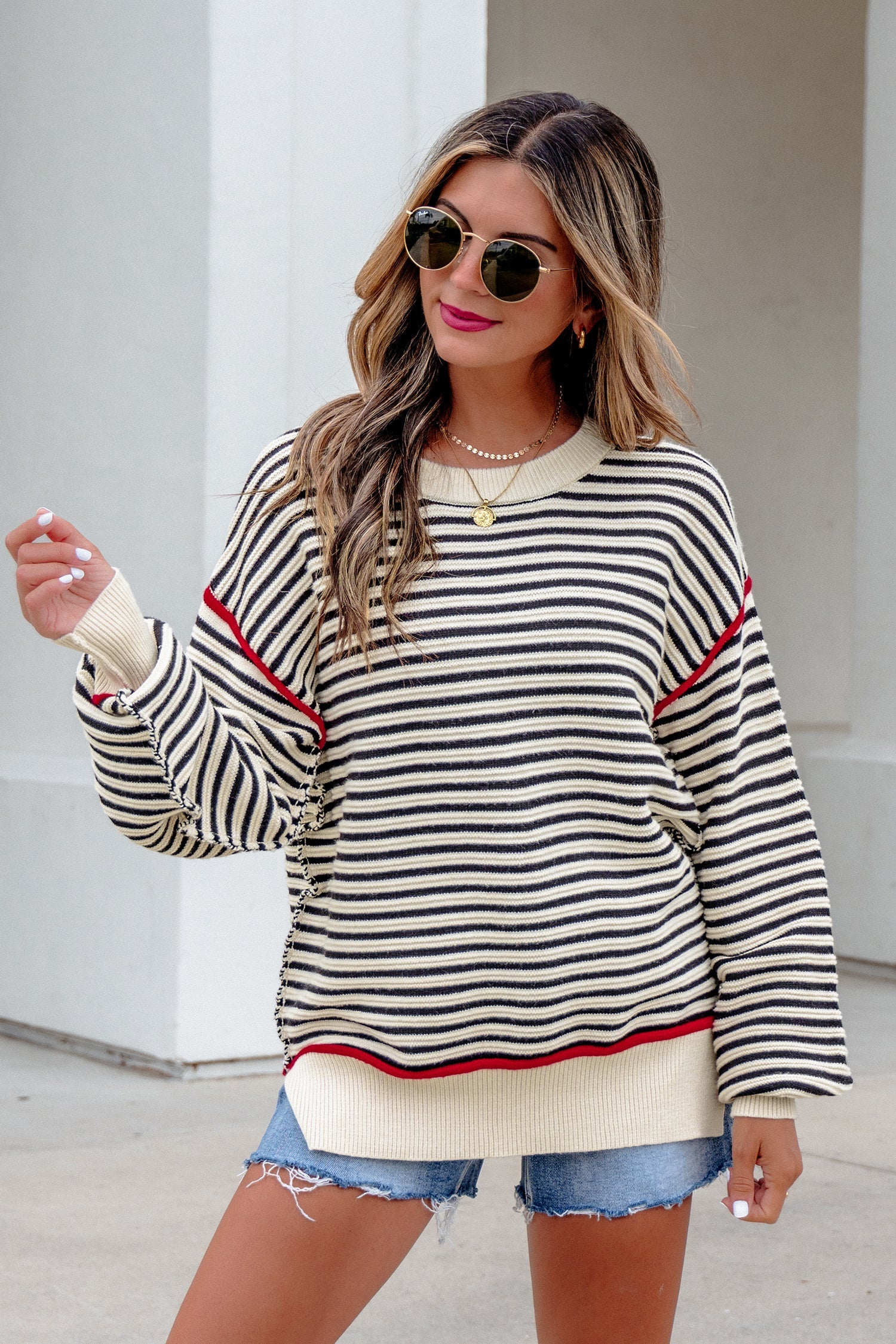 Hazel Drop Shoulder Oversized Sweater