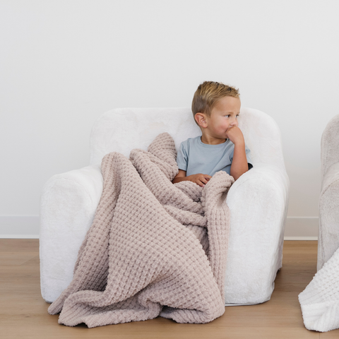 Saranoni Waffle Knit Toddler Blankets in - photo