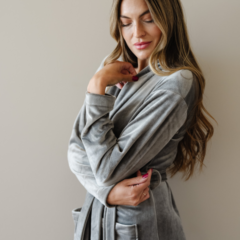 Saranoni Minky Stretch Luxe Robes in - photo