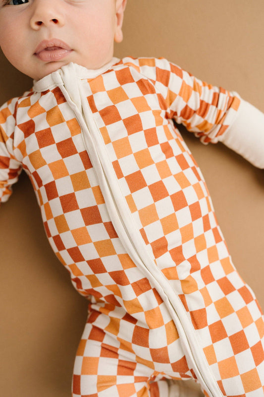Fall Checkered Bamboo Sleeper in - photo