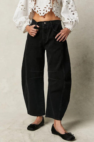 Stacy Wide Leg Jeans with Pockets