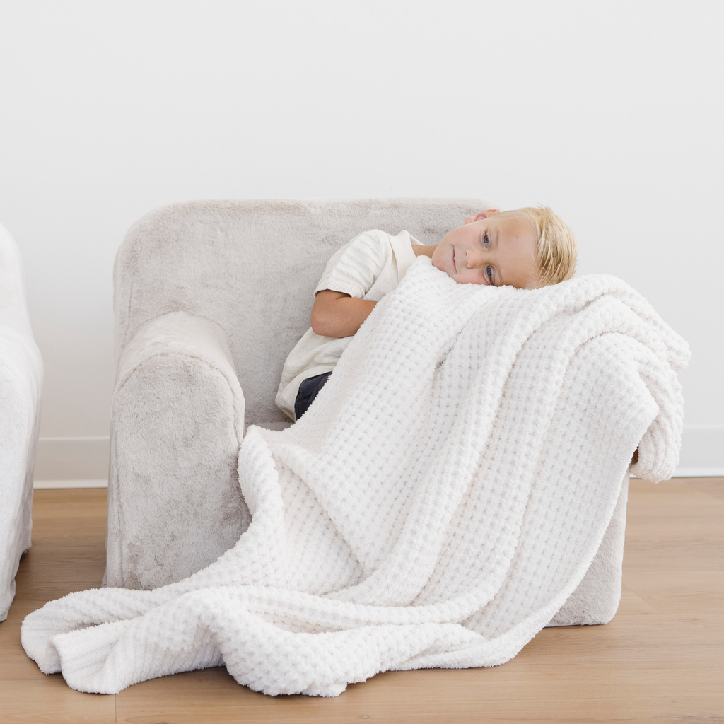 Saranoni Waffle Knit Toddler Blankets in - photo