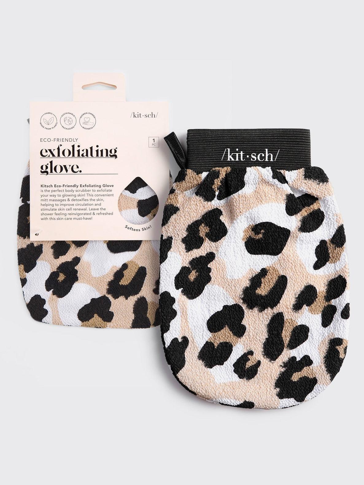 KITSCH Exfoliating Glove - Leopard