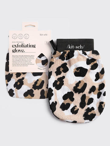KITSCH Exfoliating Glove - Leopard