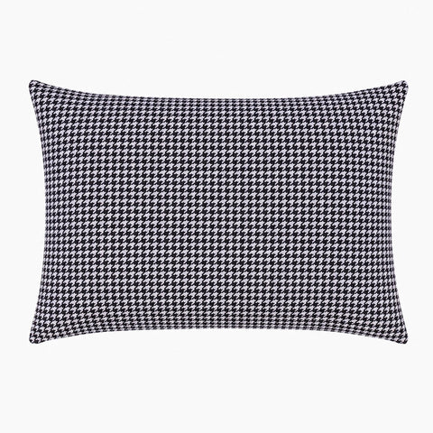 Little Mae & Co. Standard Pillow Case Cover - Black White Houndstooth