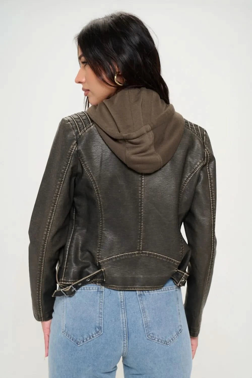 Coalition LA Zip Up Hooded Jacket in - photo