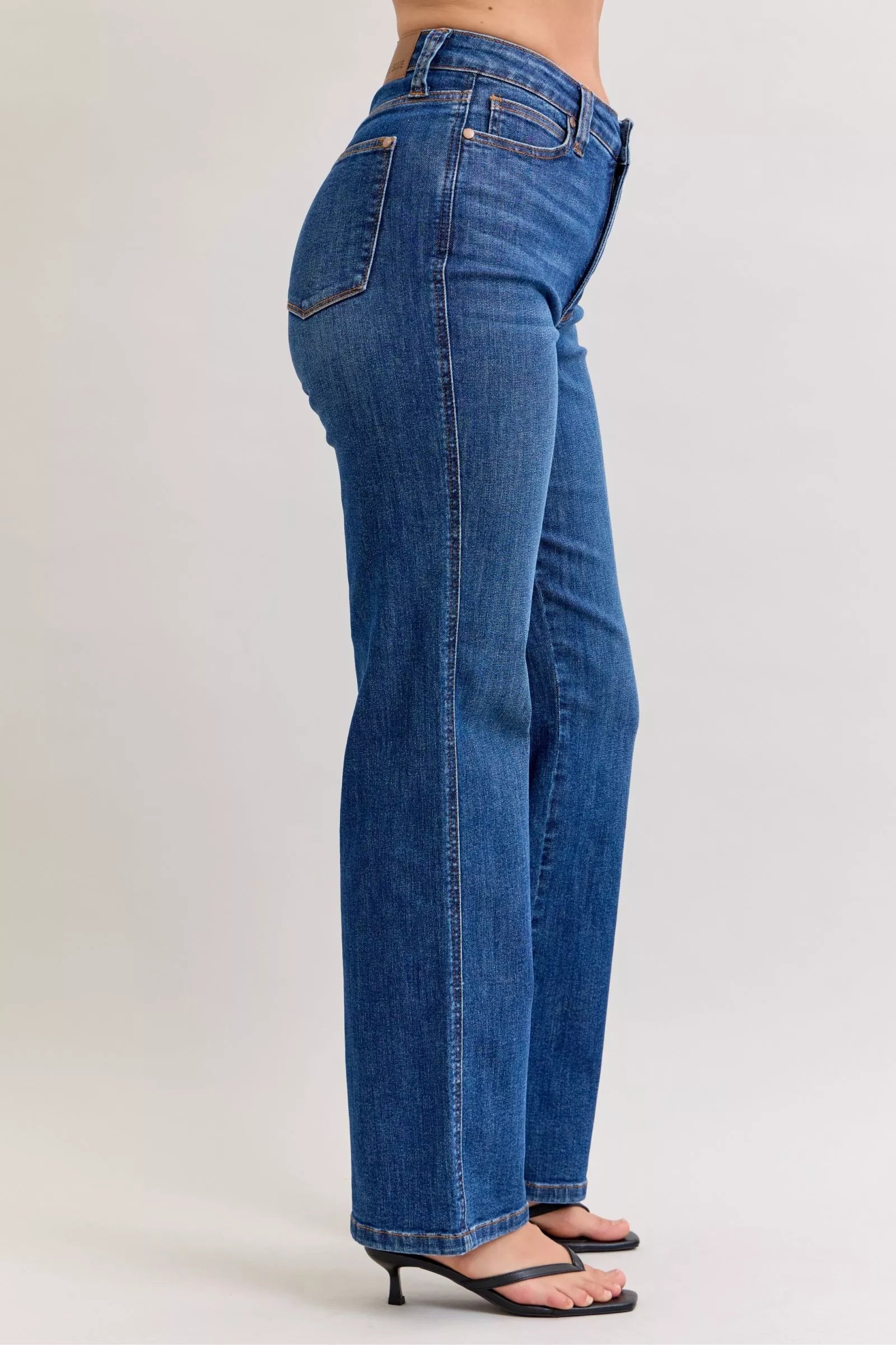 Judy Blue High Waist Tummy Control Straight Jeans in - photo