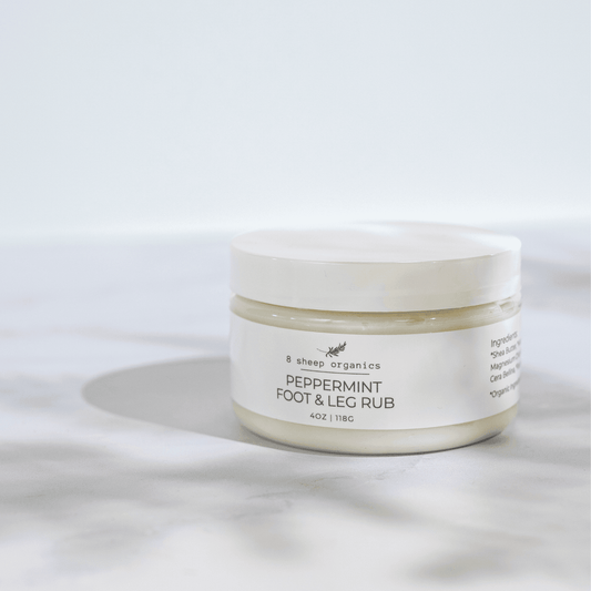 8 Sheep Organics Peppermint Foot & Leg Rub in - photo