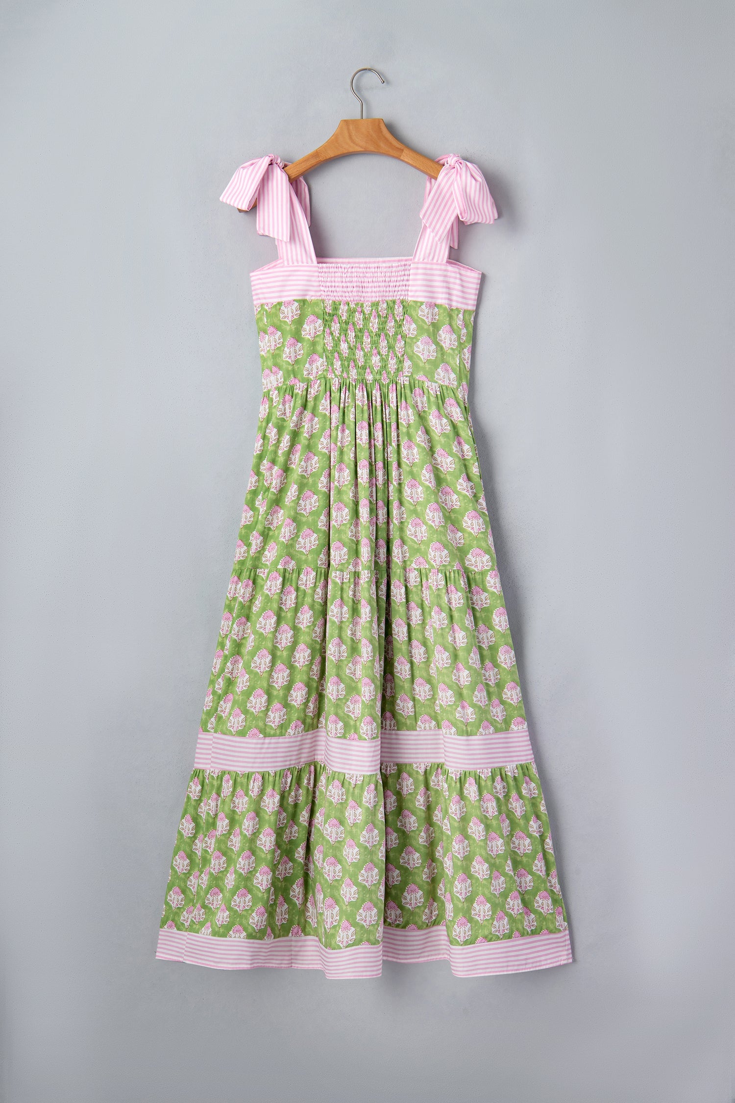 Adriana Knot Straps Maxi Dress in - Floral Dresses photo