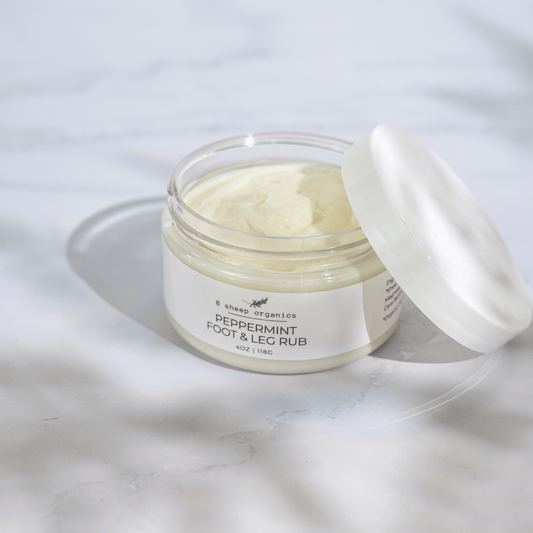 8 Sheep Organics Peppermint Foot & Leg Rub in - photo