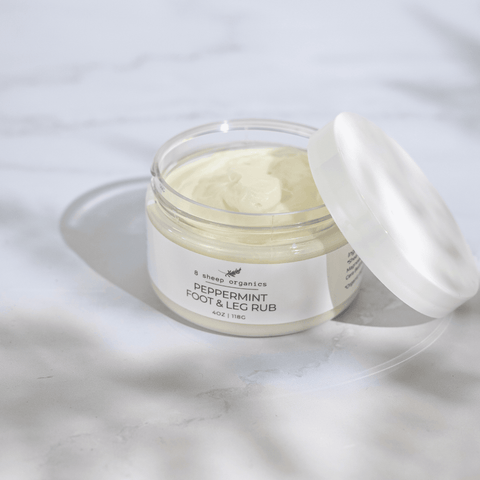 8 Sheep Organics Peppermint Foot & Leg Rub