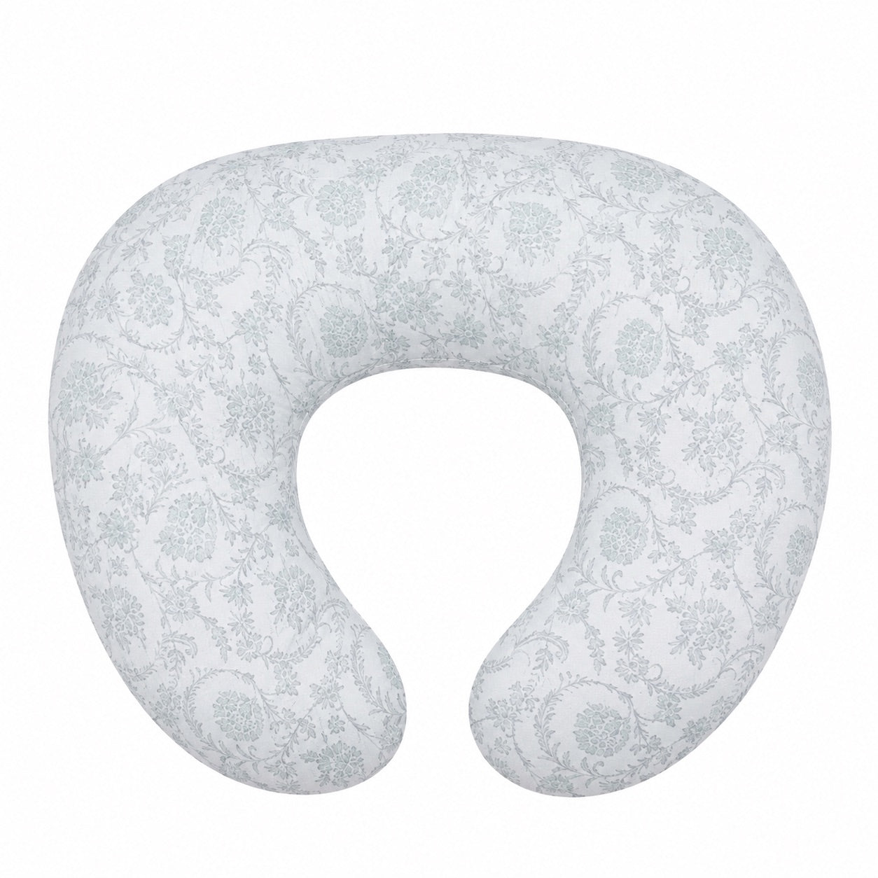Little Mae & Co. Sage Green Chinoiserie Ruffle Nursing Pillow Cover - Original Cover No Ruffle