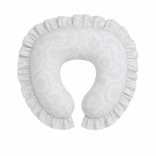 Little Mae & Co. Sage Green Chinoiserie Ruffle Nursing Pillow Cover - Original Ruffle