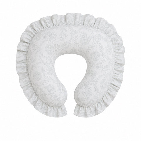 Sage Green Chinoiserie Ruffle Nursing Pillow Cover