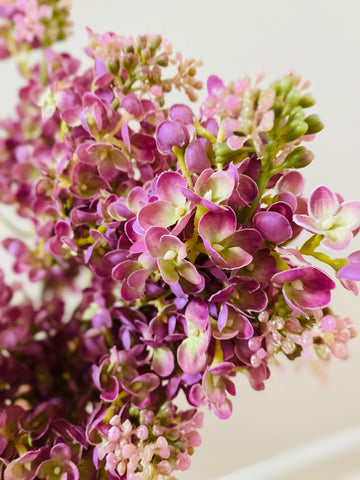 Real Touch Lilacs - Bundle of 3 in Lilac Purple - Bundle of 3 Stems - Florals photo