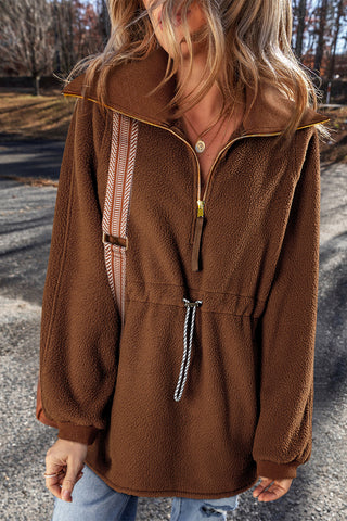 Audrey Half Zip Fleece Pullover in - 20% OFF photo