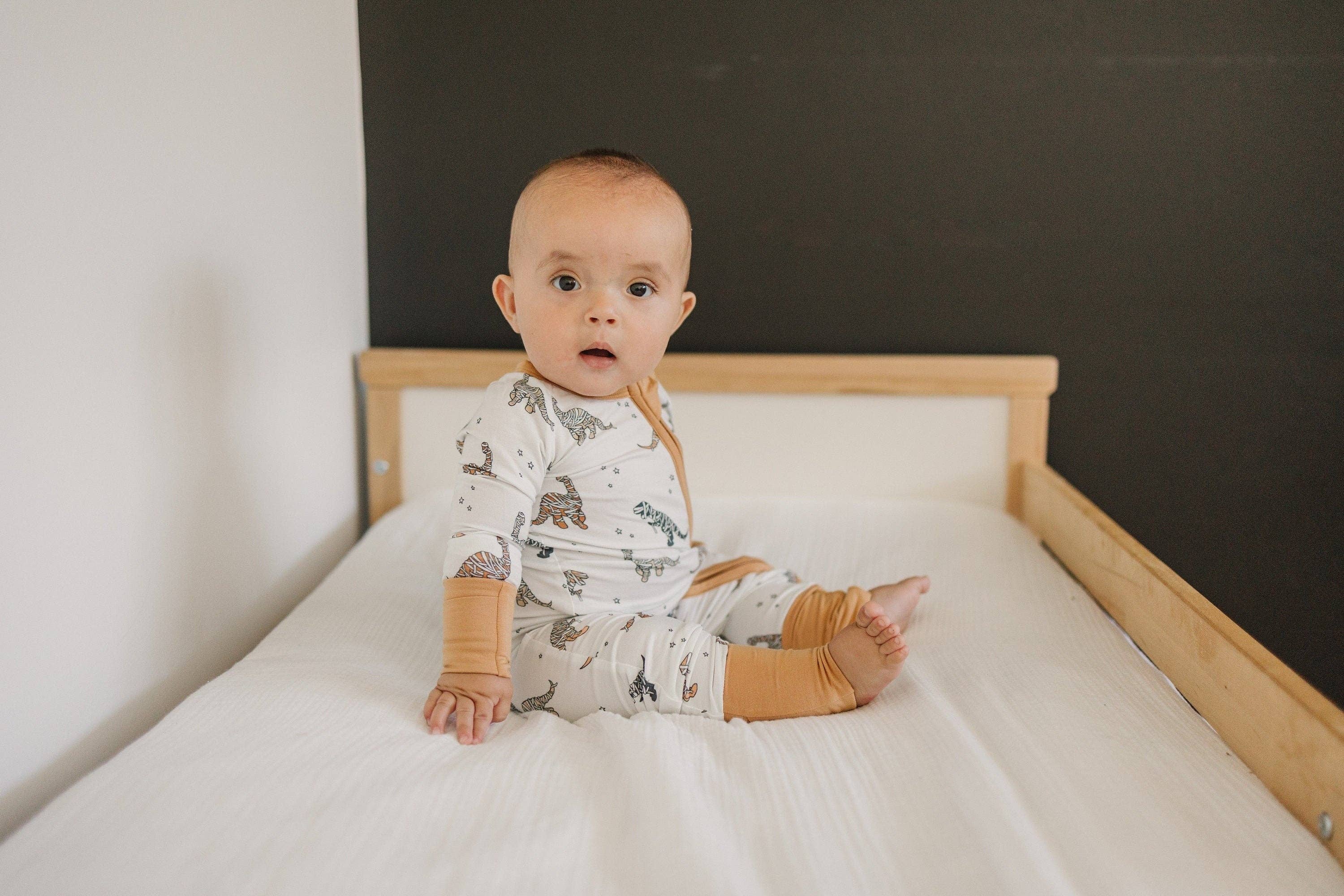 Mummy-Saurus Rex Bamboo Sleeper in - photo