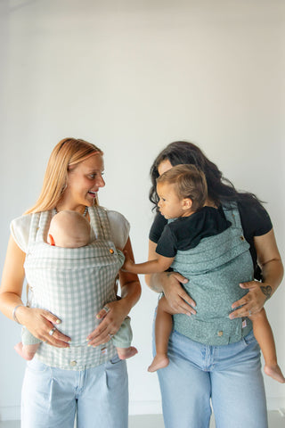 Monroe x Coco Bloom – Neutral Cotton Baby Carrier (7–35 lbs) in - Carrier photo