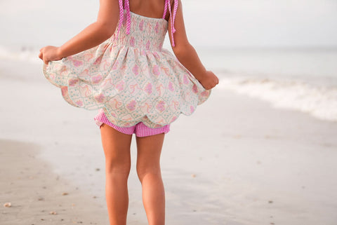 Floral Fancies Scallop Tunic Set - SwagglyLife Home & Fashion