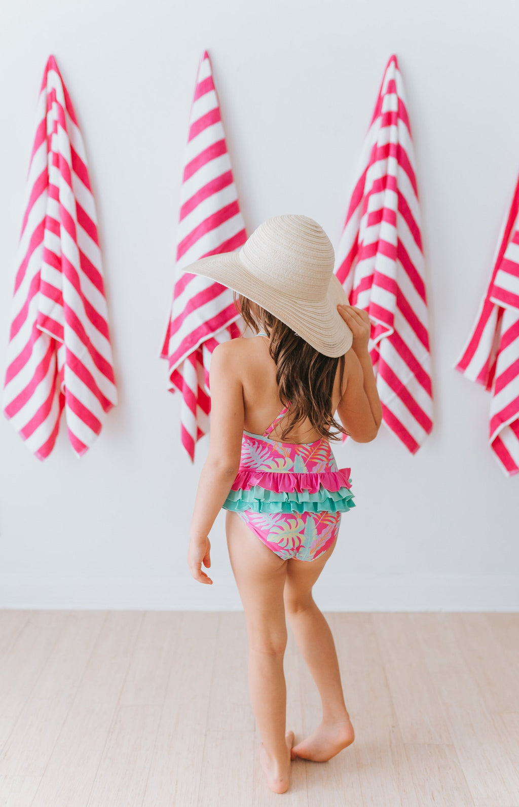 Pink Palm Paradise Everly One Piece in - Swimwear photo
