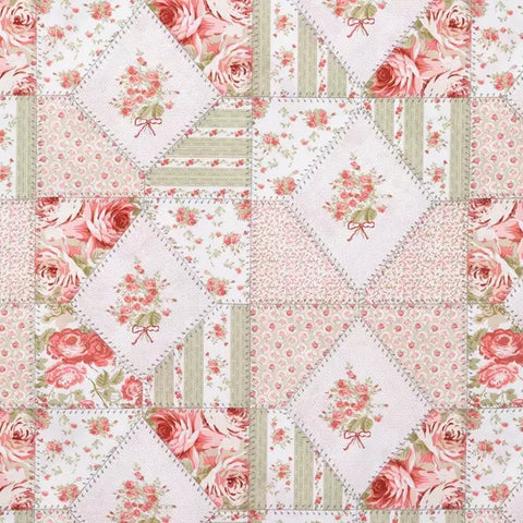 Pink Floral Patch Ruffle Baby Lounger Cover