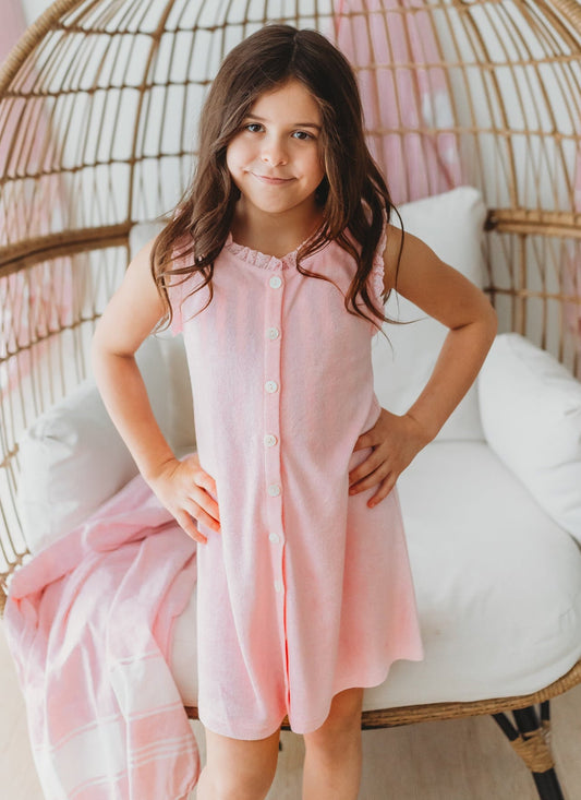 Terry Cover-up Dress ~ Orchid Pink in - Dresses photo