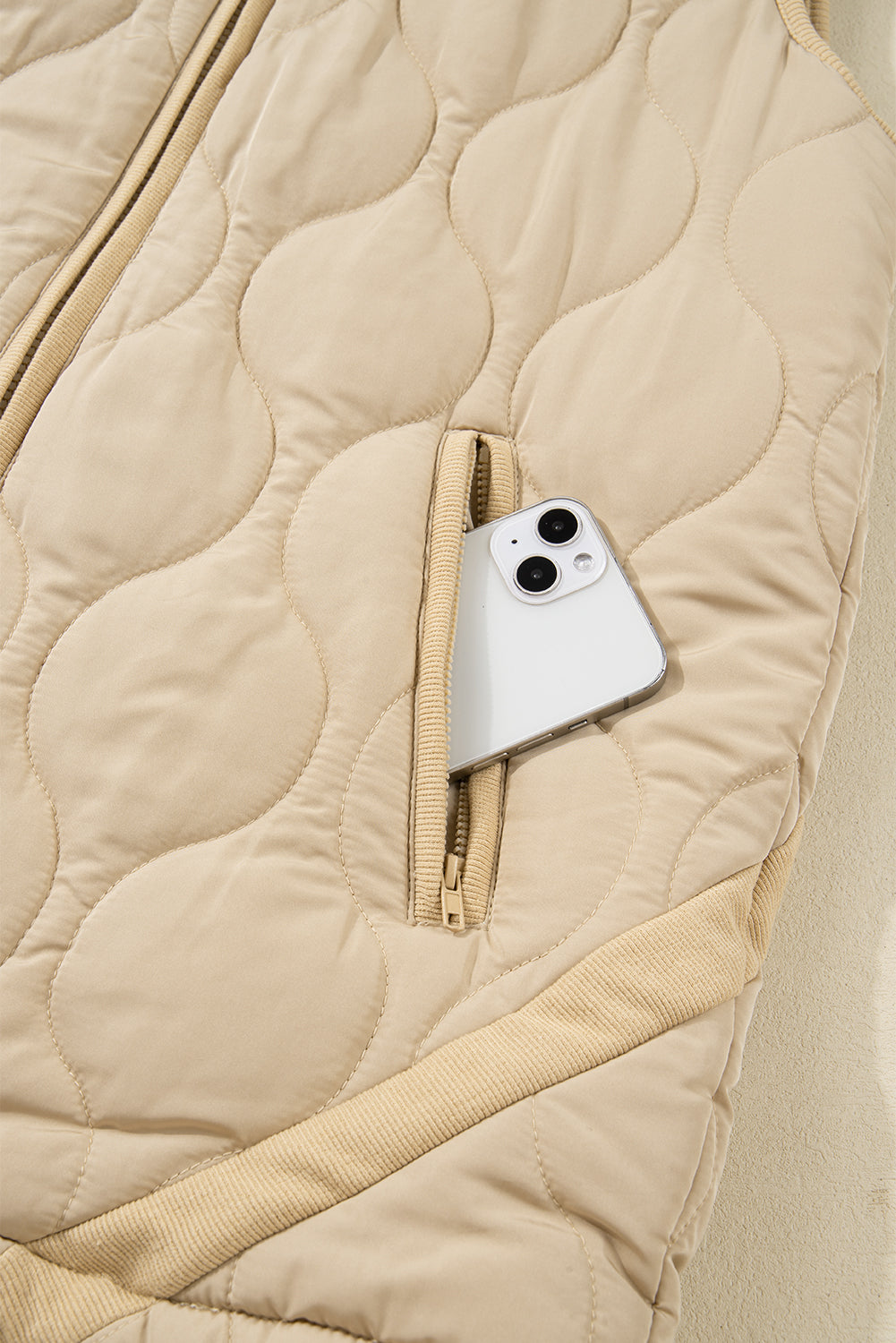 Sofia Padded Casual Winter Jacket in - Vests photo