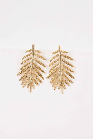 Palm Statement Earrings in - photo