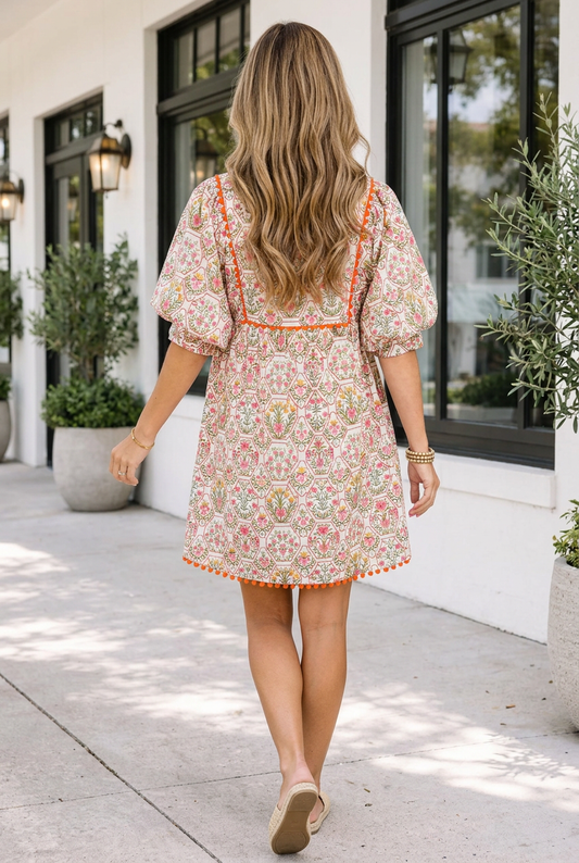 Shaina Loose Mini Dress in - Dress photo