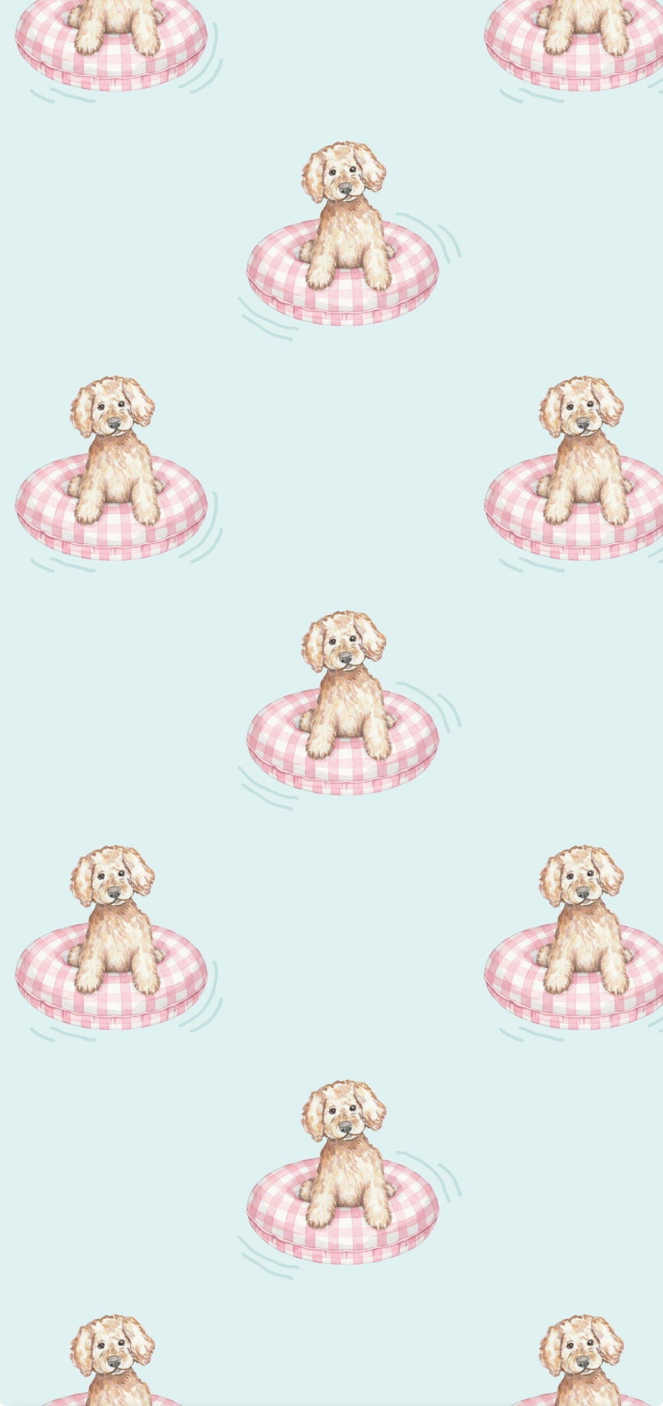Pink Poolside Pups Comfort Set -